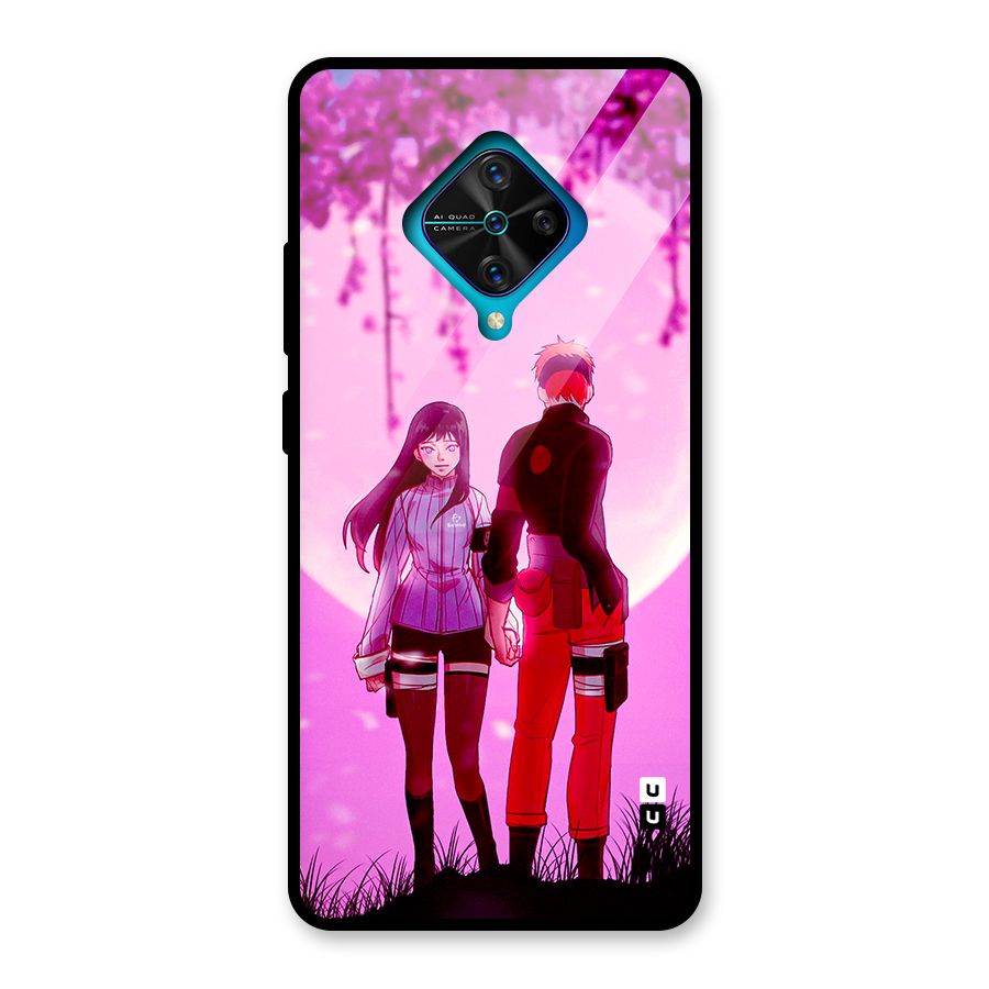 Hinata Holding Hand Glass Back Case for Vivo S1 Pro