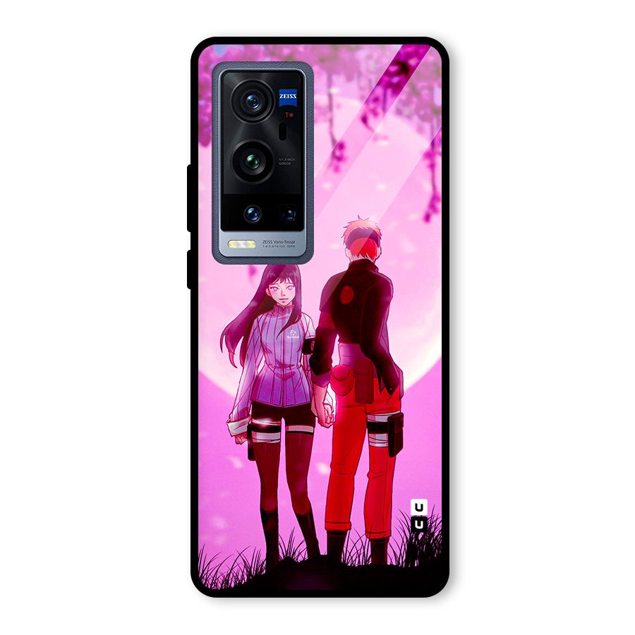 Hinata Holding Hand Glass Back Case for Vivo X60 Pro Plus