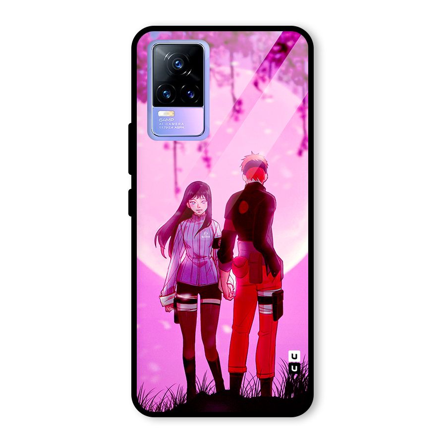 Hinata Holding Hand Glass Back Case for Vivo Y73