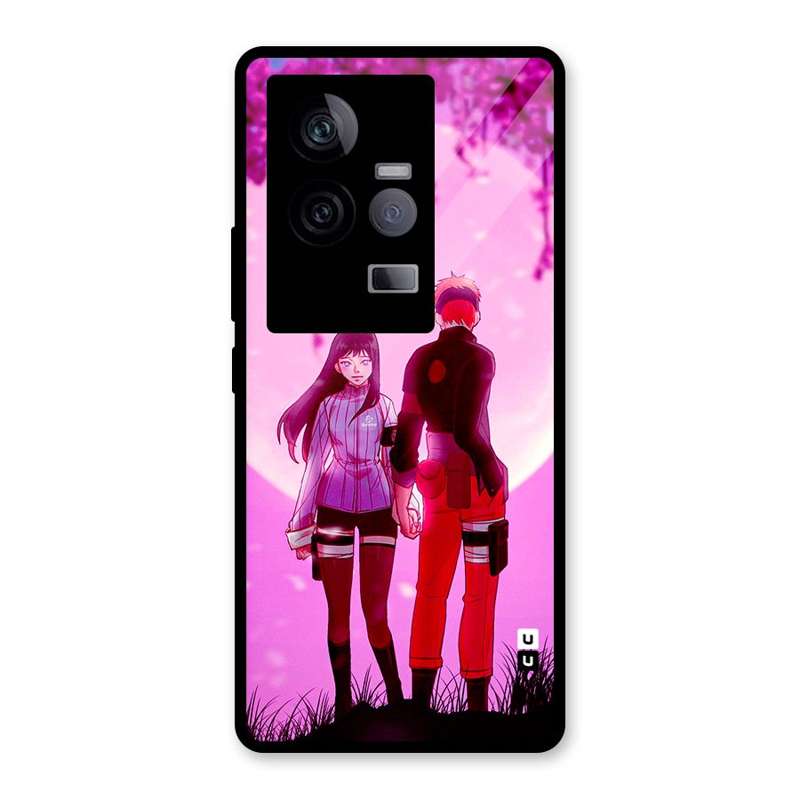 Hinata Holding Hand Glass Back Case for Vivo iQOO 11 5G
