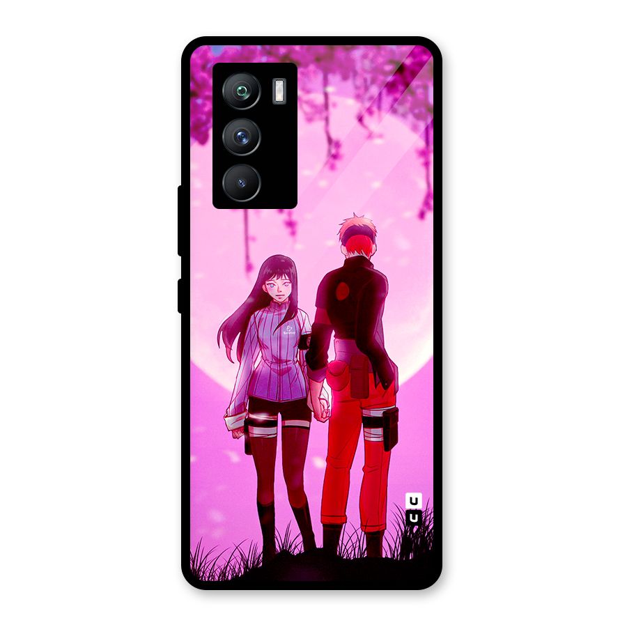 Hinata Holding Hand Glass Back Case for Vivo iQOO 9 SE