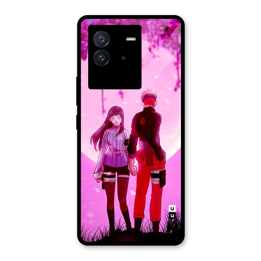 Hinata Holding Hand Glass Back Case for Vivo iQOO Neo 6 5G