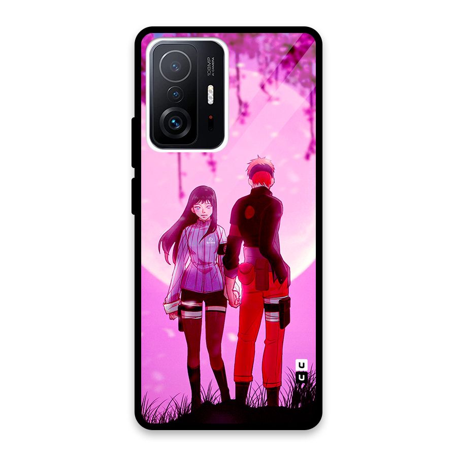 Hinata Holding Hand Glass Back Case for Xiaomi 11T Pro