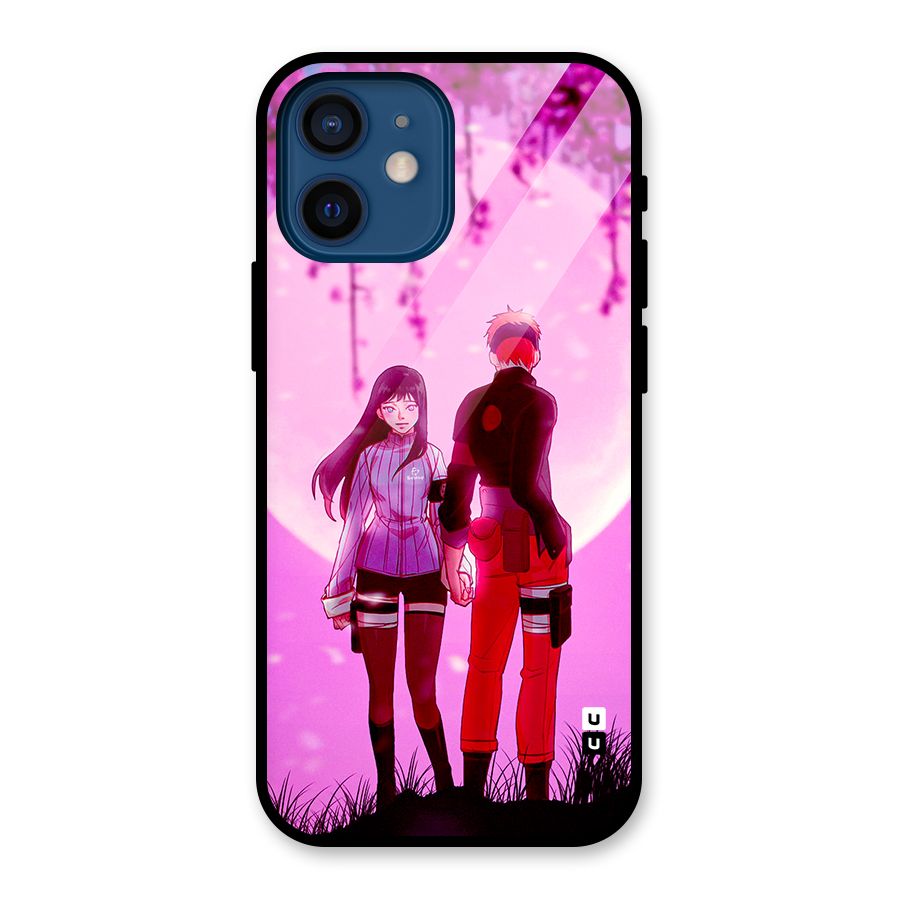Hinata Holding Hand Glass Back Case for iPhone 12 Mini