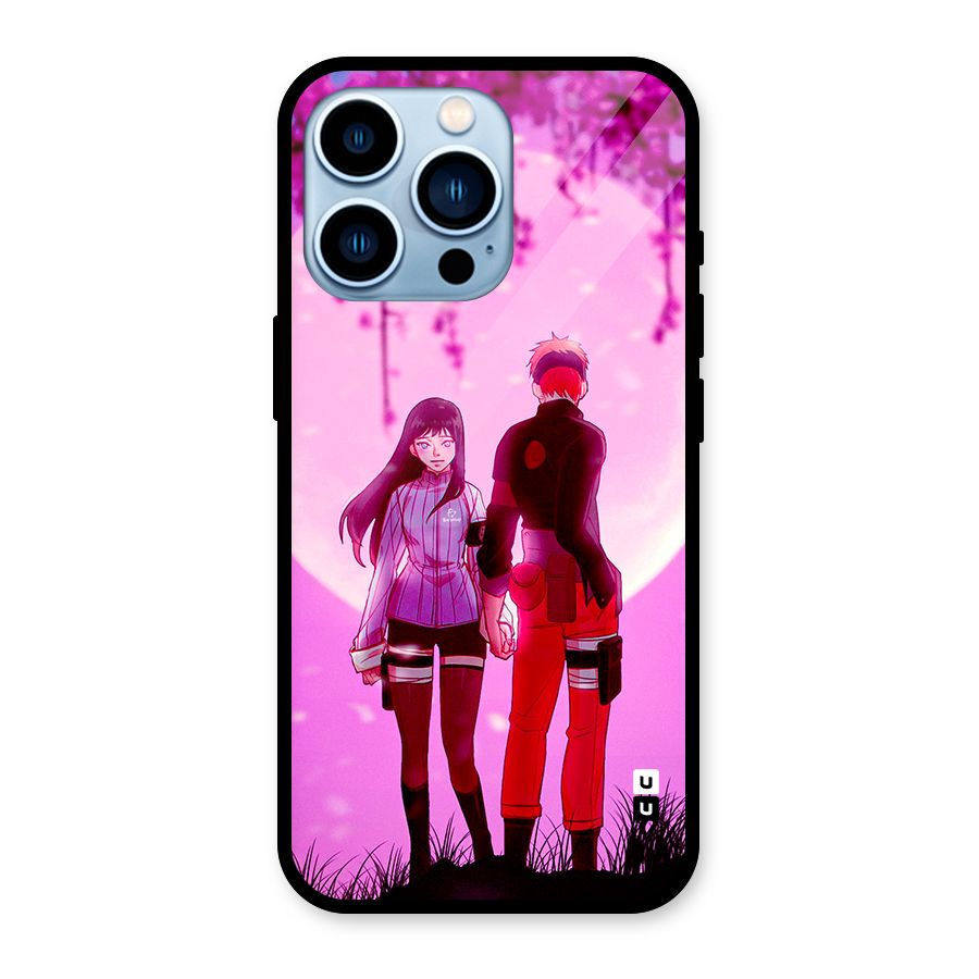 Hinata Holding Hand Glass Back Case for iPhone 13 Pro