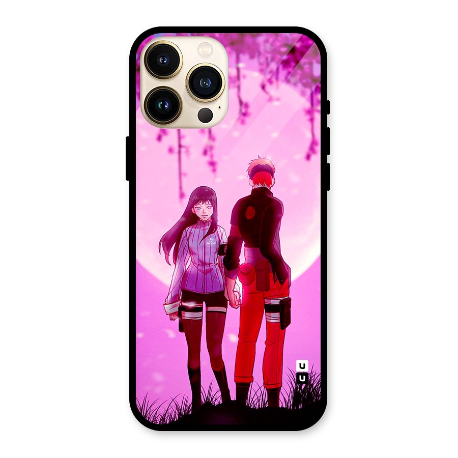 Hinata Holding Hand Glass Back Case for iPhone 13 Pro Max
