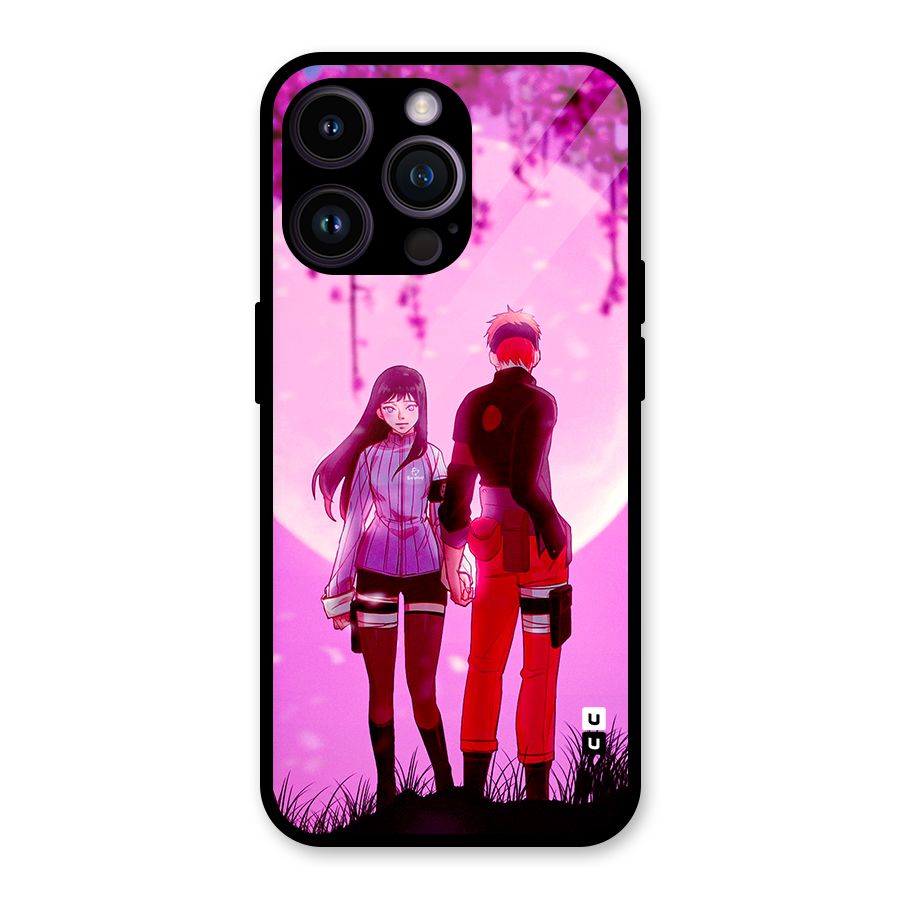 Hinata Holding Hand Glass Back Case for iPhone 14 Pro Max