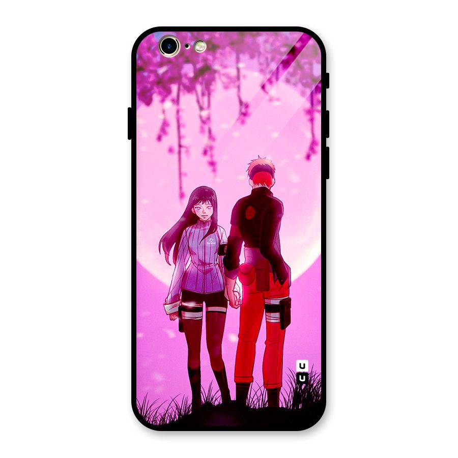 Hinata Holding Hand Glass Back Case for iPhone 6 6S