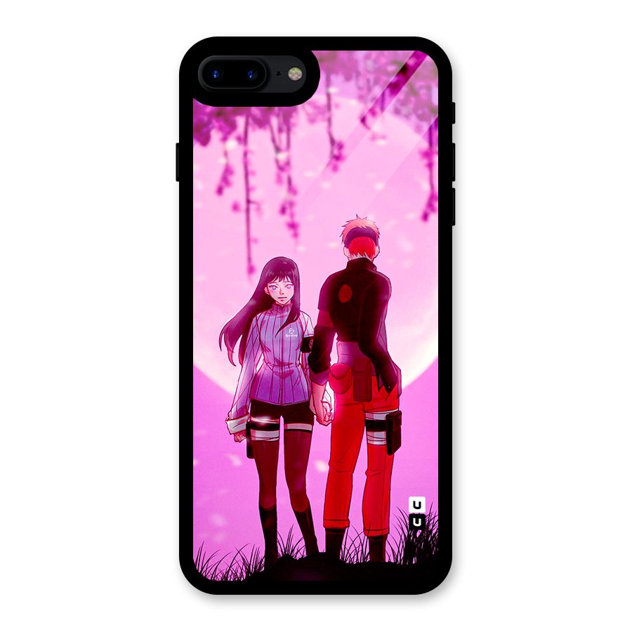 Hinata Holding Hand Glass Back Case for iPhone 7 Plus