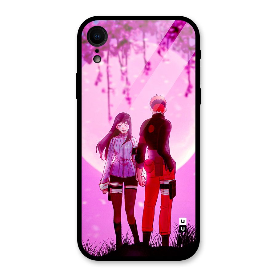 Hinata Holding Hand Glass Back Case for iPhone XR