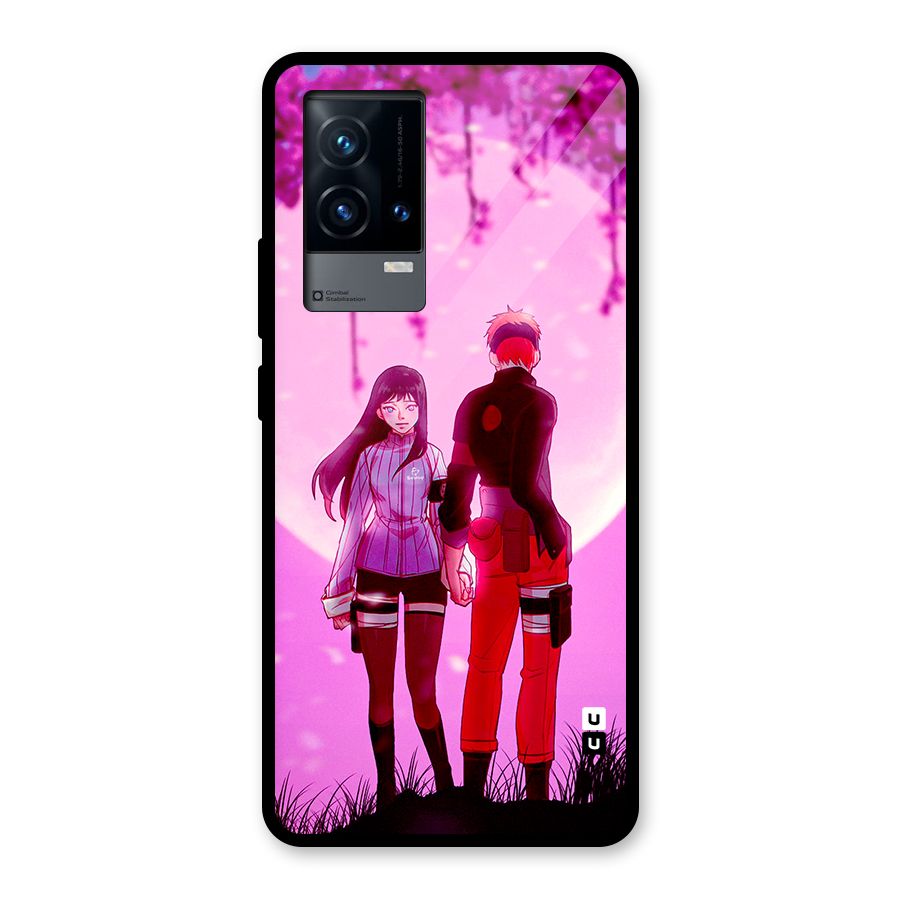 Hinata Holding Hand Glass Back Case for iQOO 9 5G