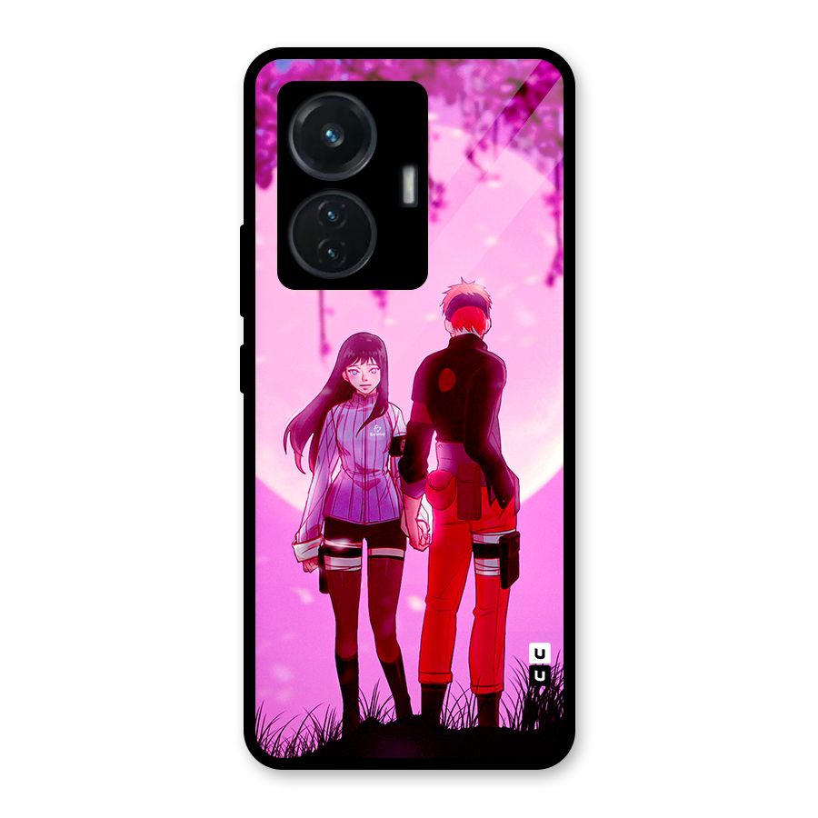 Hinata Holding Hand Glass Back Case for iQOO Z6 44W