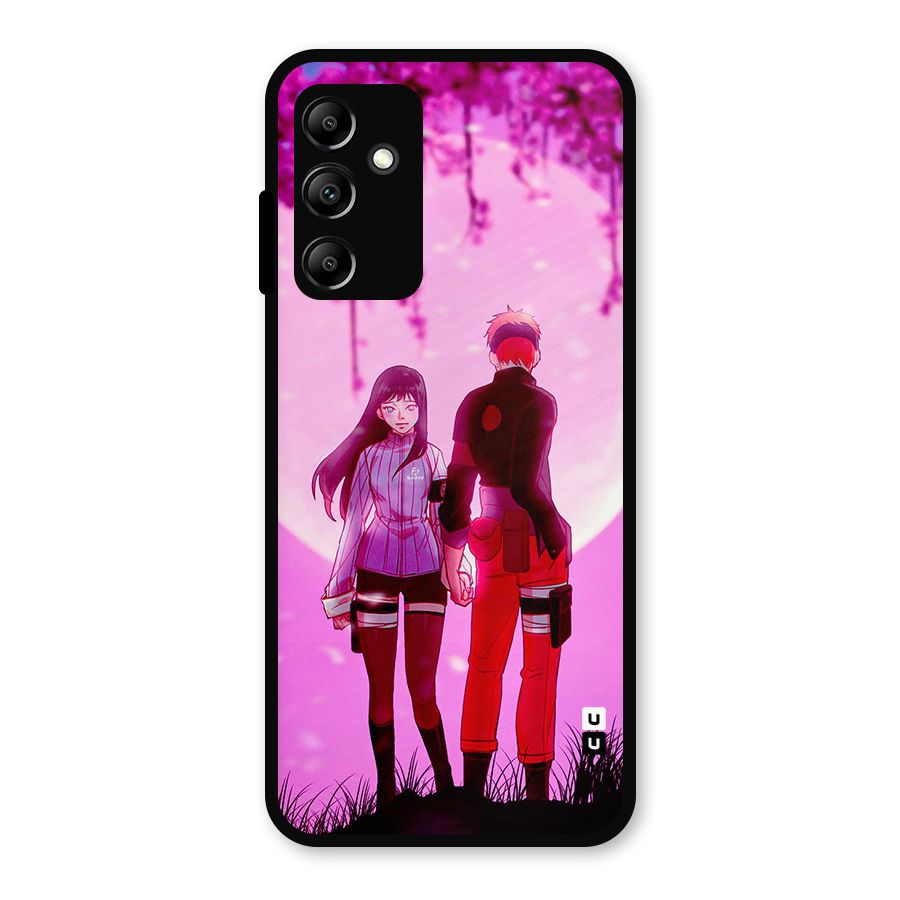 Hinata Holding Hand Metal Back Case for Galaxy A14 5G