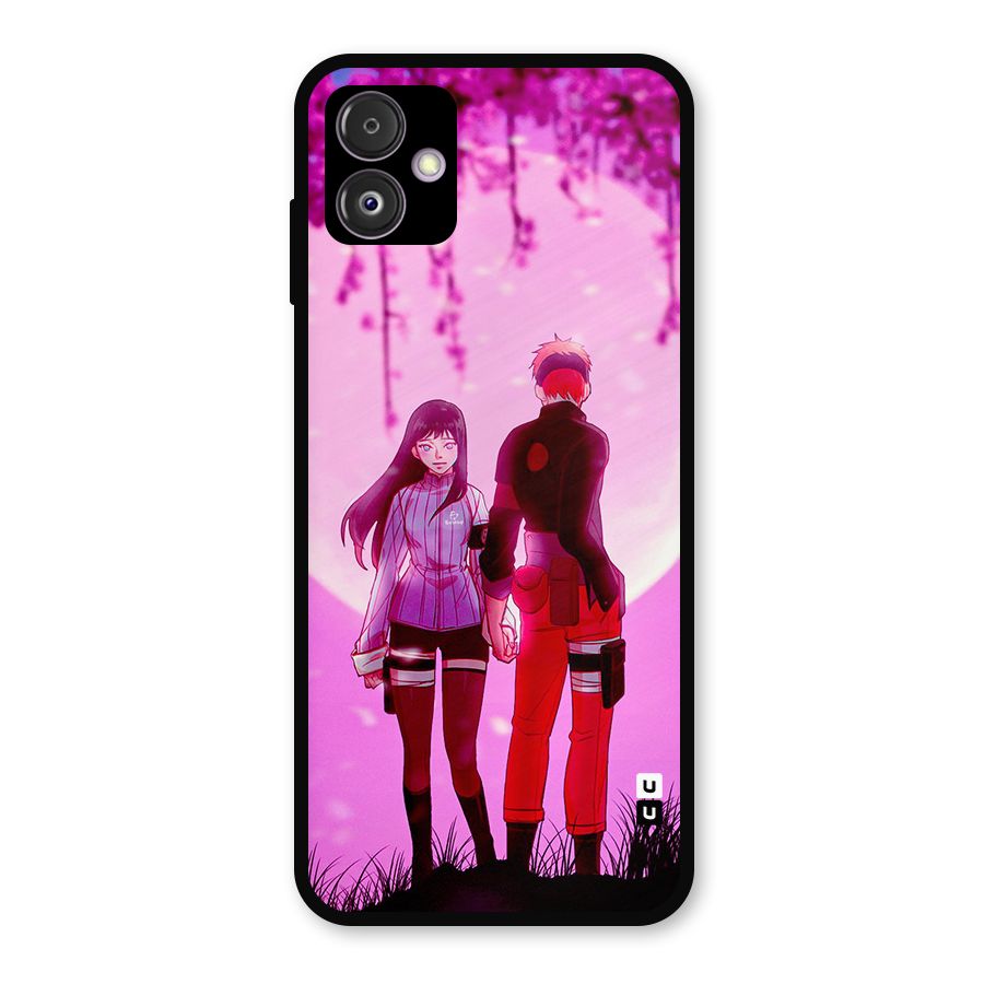 Hinata Holding Hand Metal Back Case for Galaxy F14