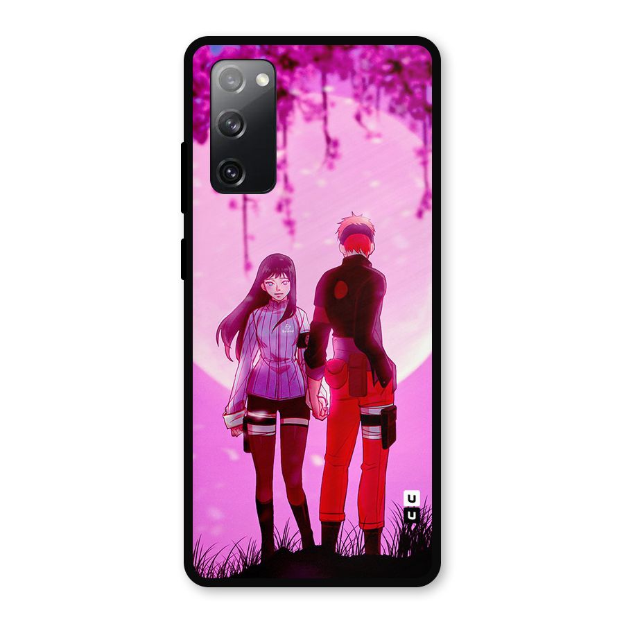 Hinata Holding Hand Metal Back Case for Galaxy S20 FE 5G