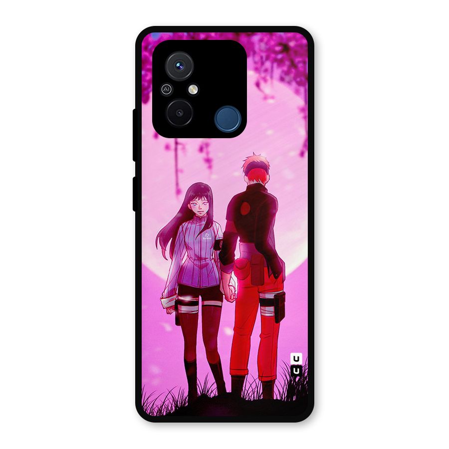 Hinata Holding Hand Metal Back Case for Poco C55