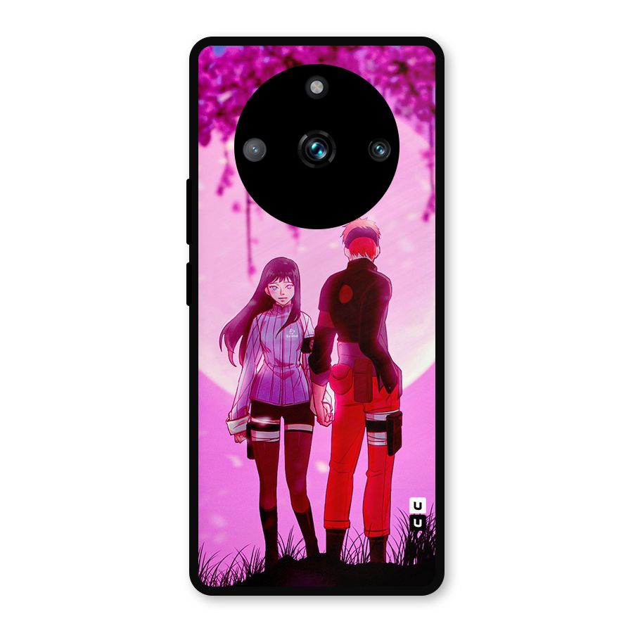 Hinata Holding Hand Metal Back Case for Realme 11 Pro