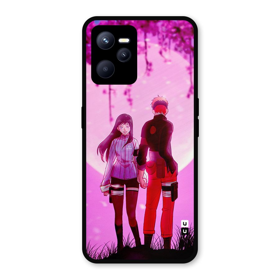 Hinata Holding Hand Metal Back Case for Realme C35