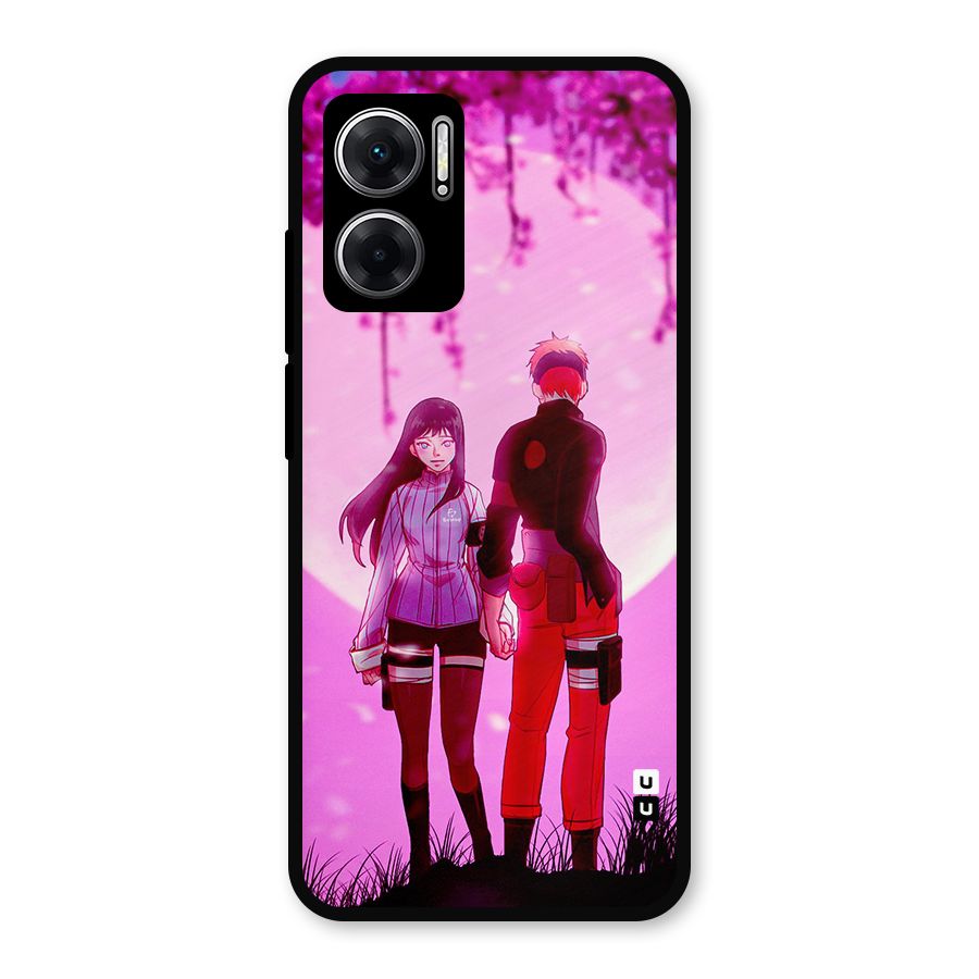 Hinata Holding Hand Metal Back Case for Redmi 11 Prime 5G