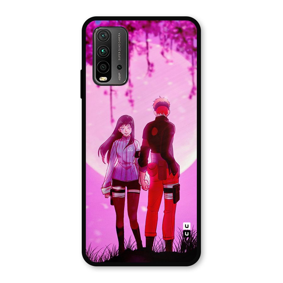 Hinata Holding Hand Metal Back Case for Redmi 9 Power