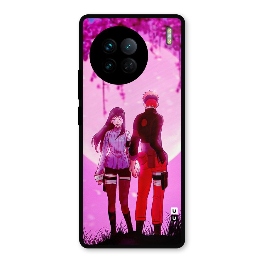 Hinata Holding Hand Metal Back Case for Vivo X90