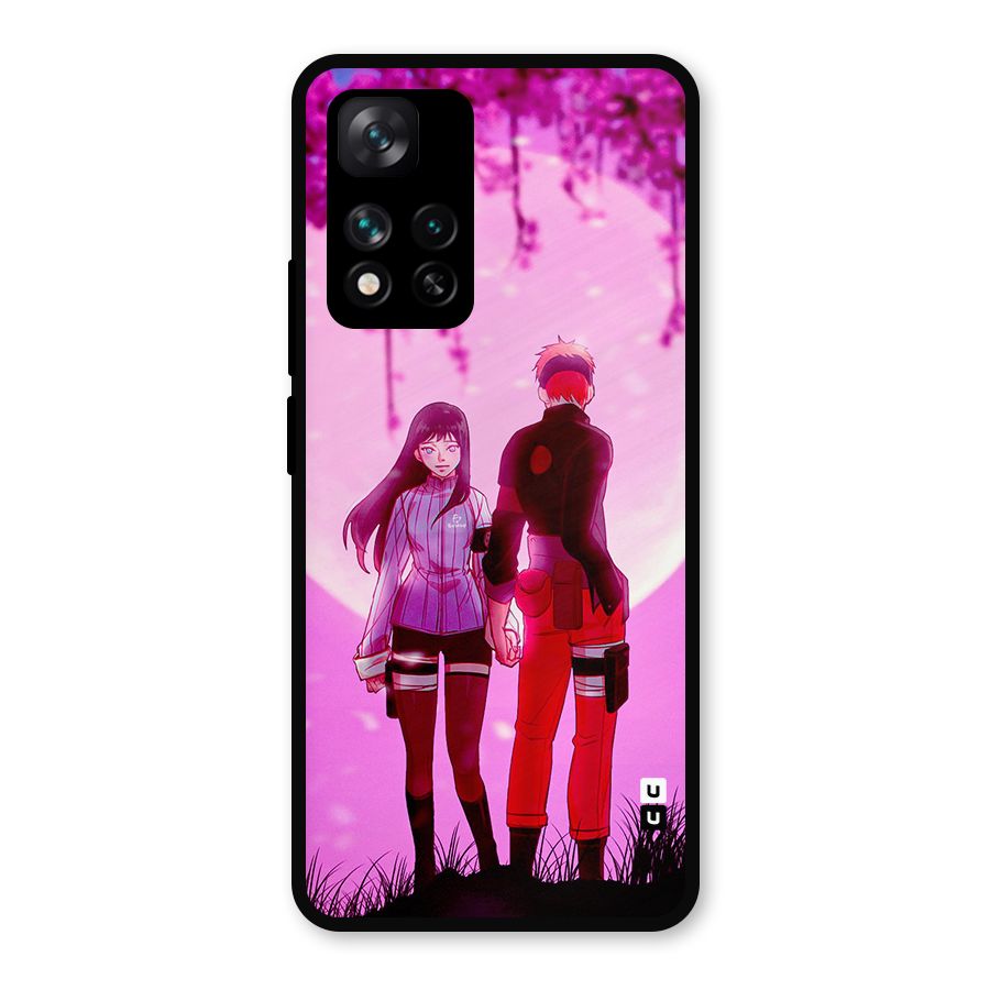 Hinata Holding Hand Metal Back Case for Xiaomi 11i Hypercharge 5G