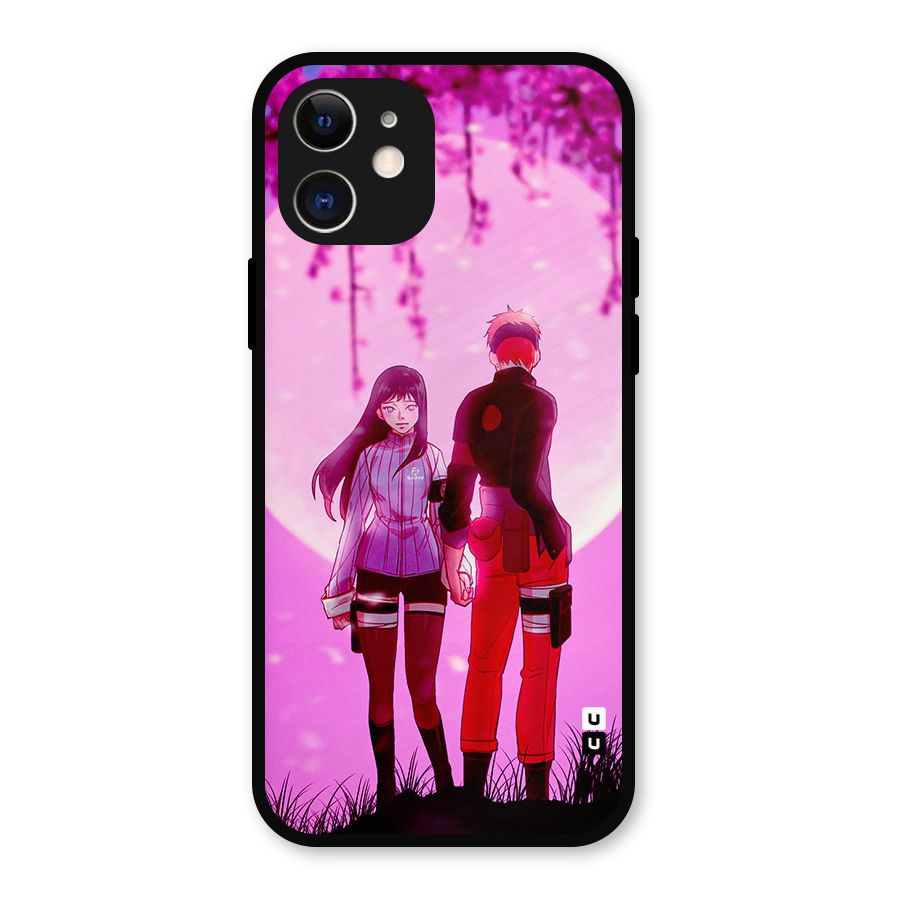 Hinata Holding Hand Metal Back Case for iPhone 12
