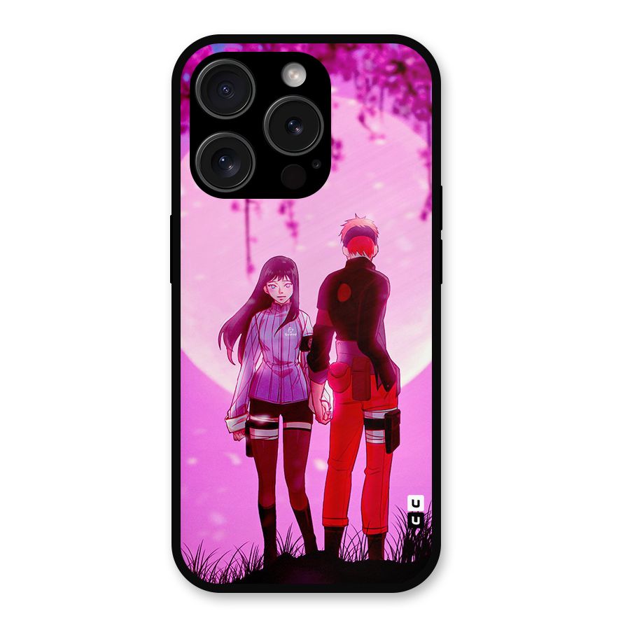 Hinata Holding Hand Metal Back Case for iPhone 15 Pro