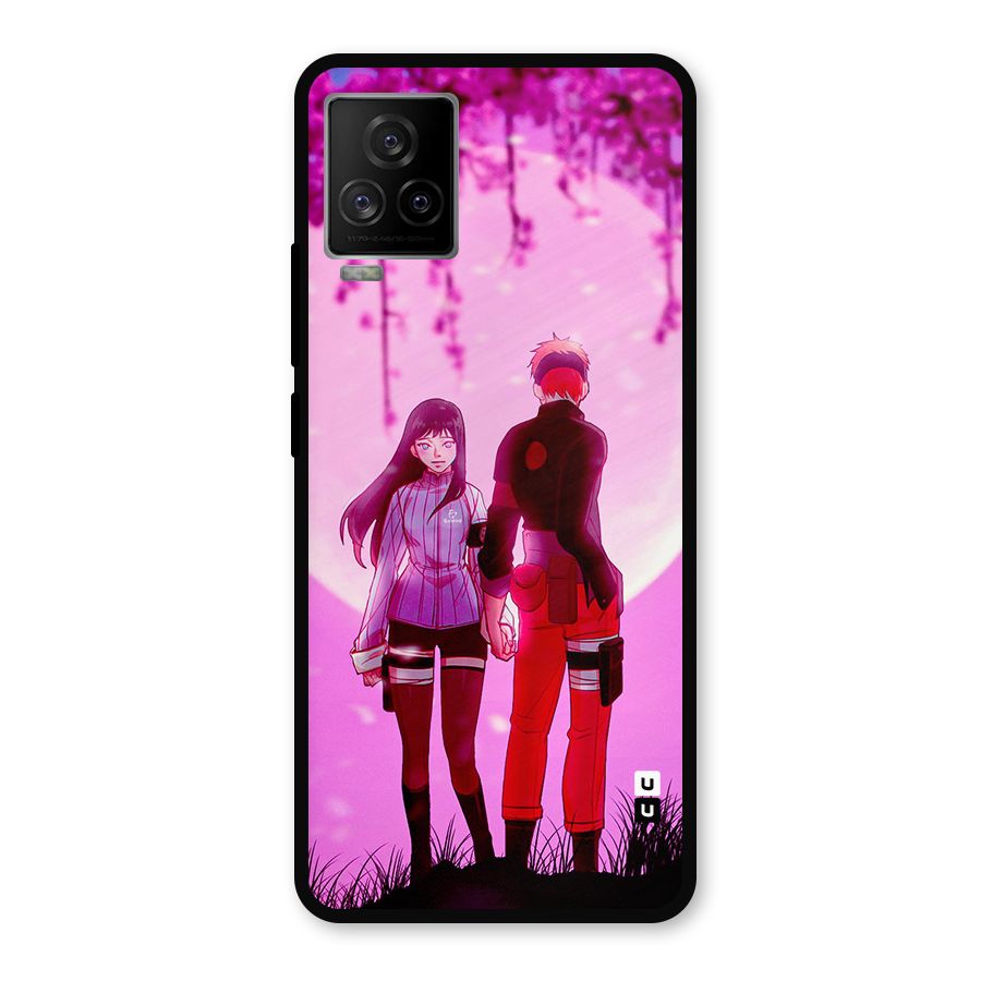 Hinata Holding Hand Metal Back Case for iQOO 7 Legend 5G
