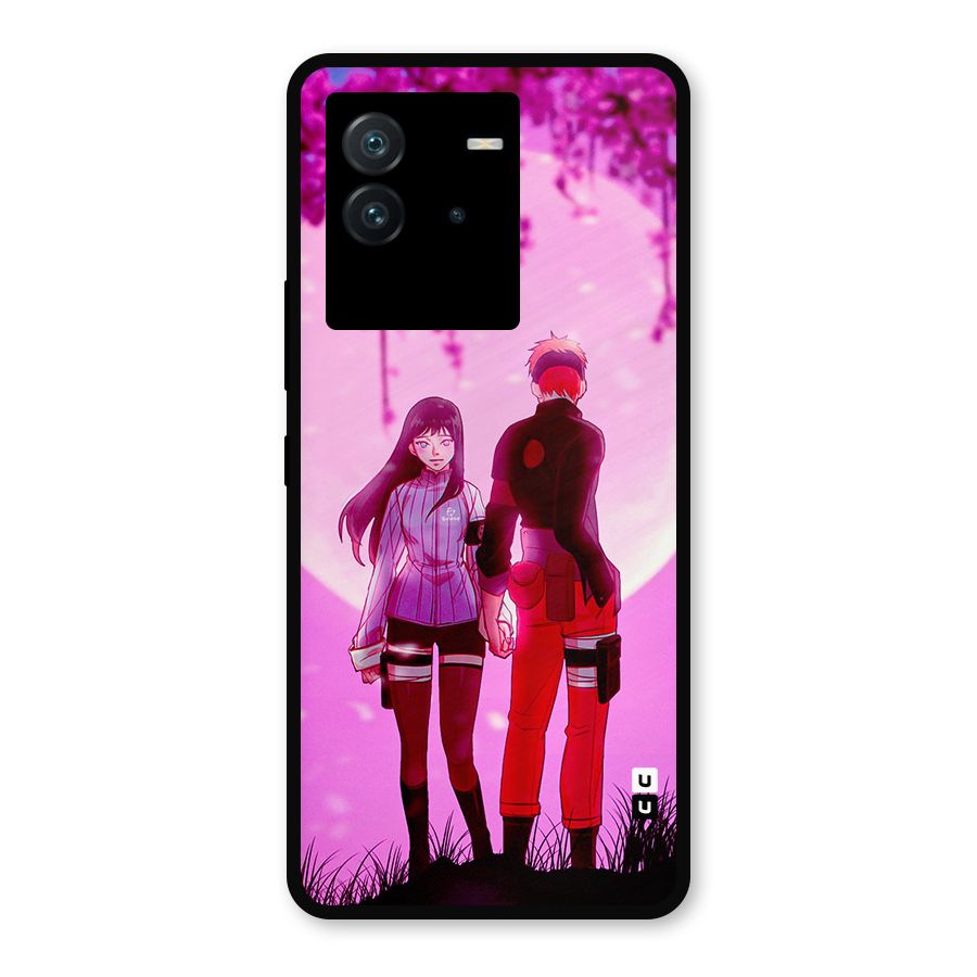Hinata Holding Hand Metal Back Case for iQOO Neo 6 5G