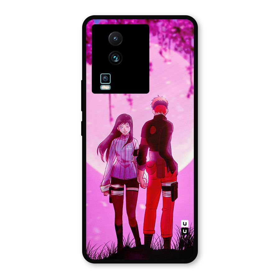 Hinata Holding Hand Metal Back Case for iQOO Neo 7