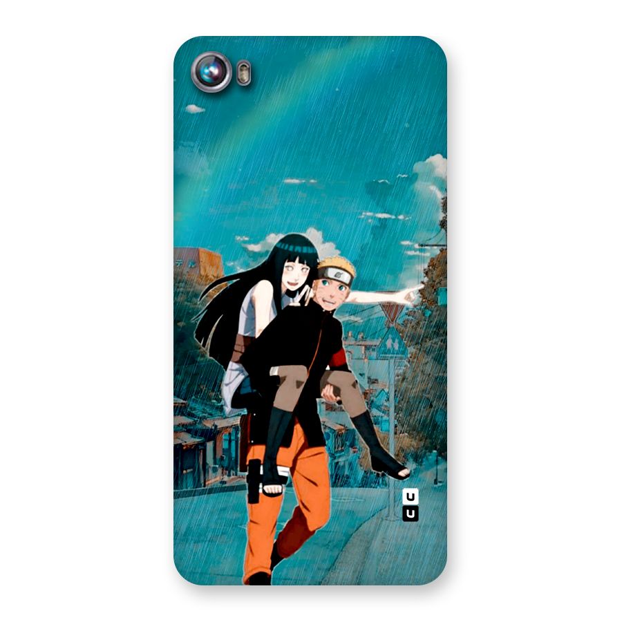 Hinata Hop Rain Back Case for Canvas Fire 4 (A107)