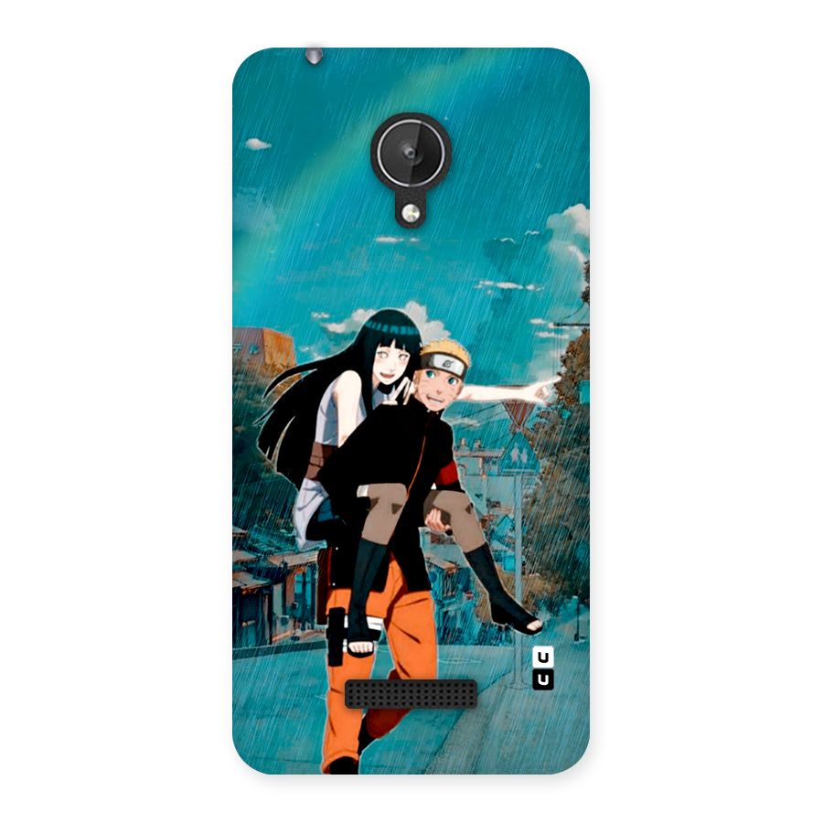 Hinata Hop Rain Back Case for Canvas Spark Q380