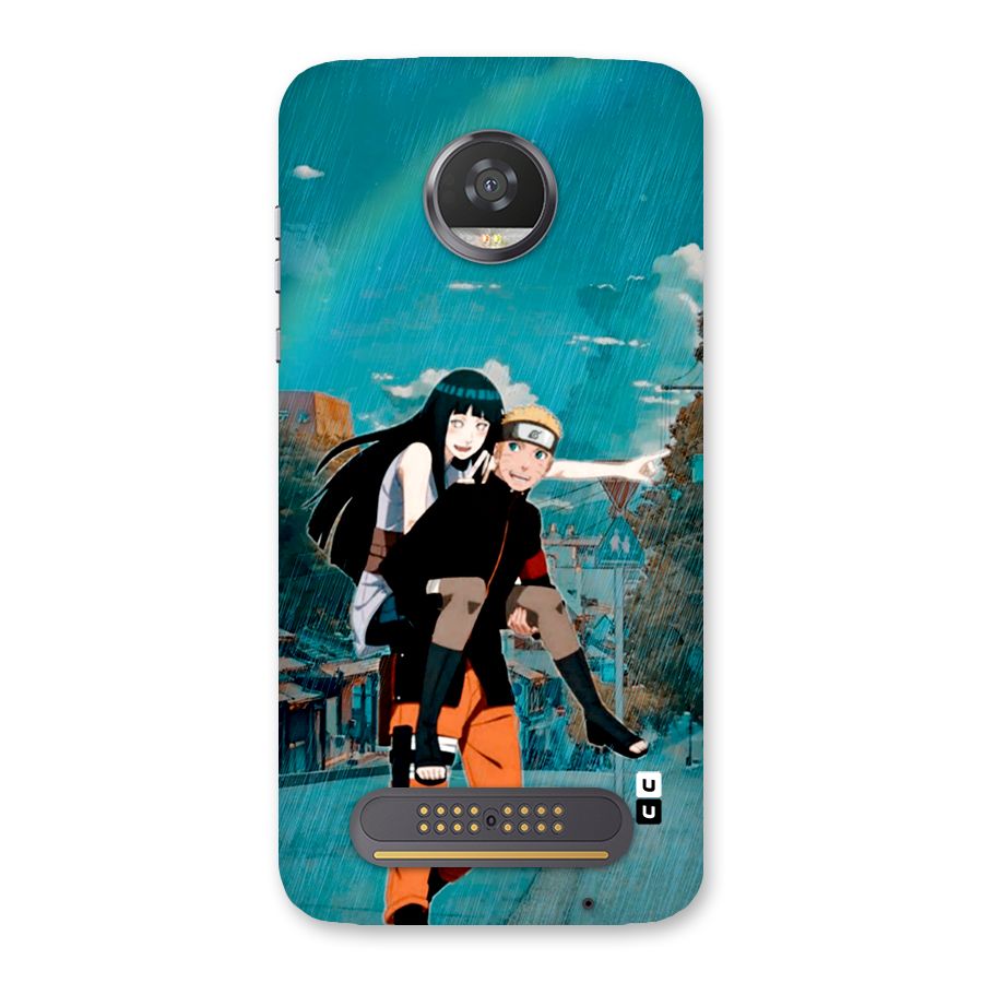 Hinata Hop Rain Back Case for Moto Z2 Play