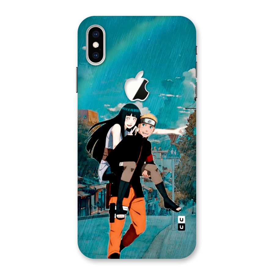 Hinata Hop Rain Back Case for iPhone XS Max Apple Cut