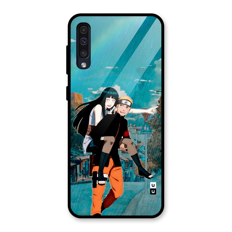 Hinata Hop Rain Glass Back Case for Galaxy A50s
