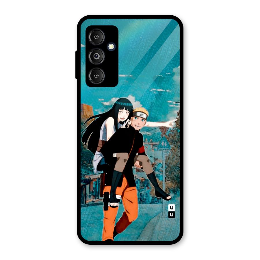 Hinata Hop Rain Glass Back Case for Galaxy M14 5G