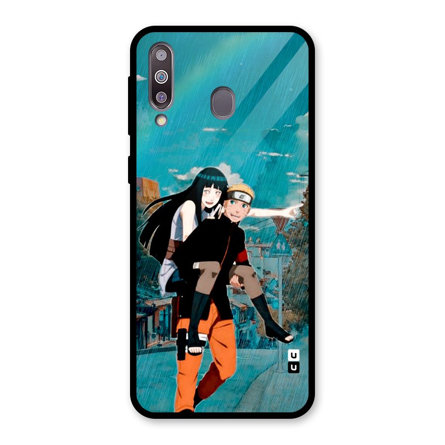 Hinata Hop Rain Glass Back Case for Galaxy M30
