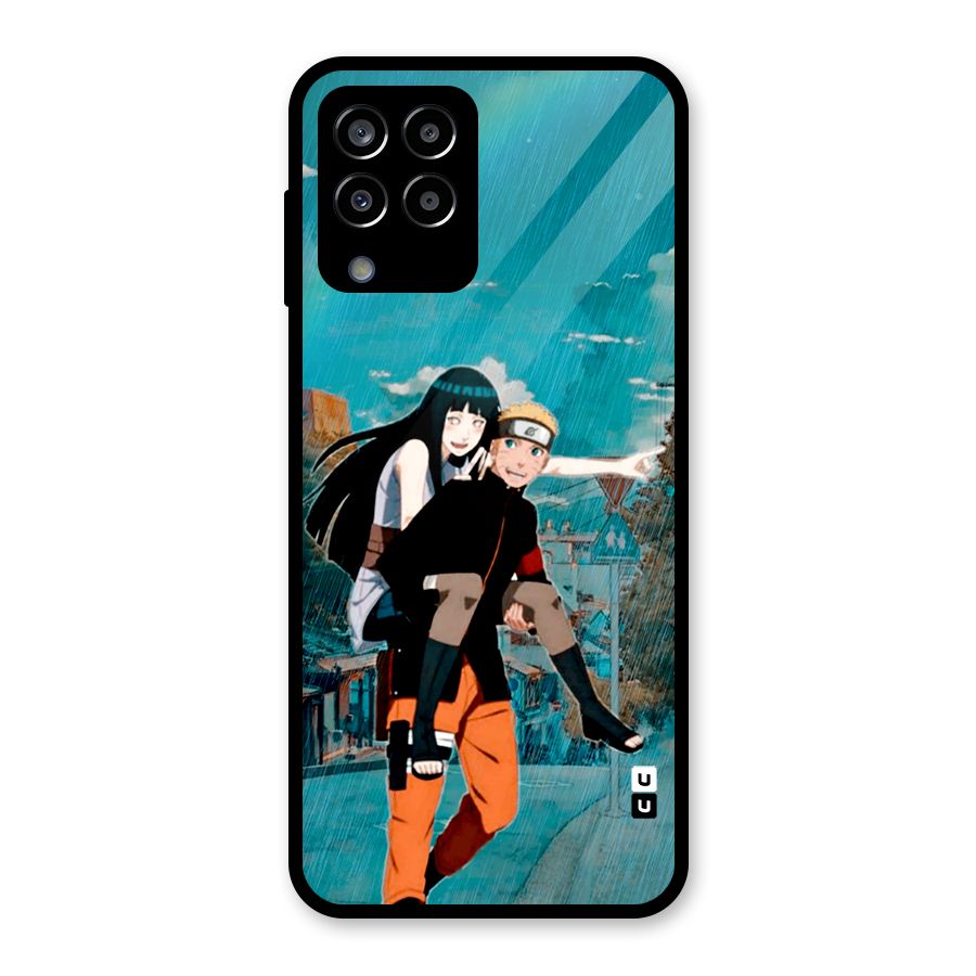 Hinata Hop Rain Glass Back Case for Galaxy M33