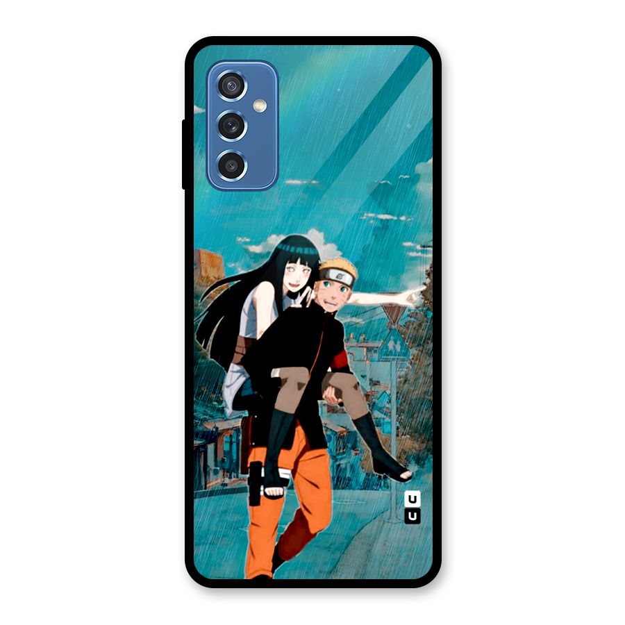 Hinata Hop Rain Glass Back Case for Galaxy M52 5G