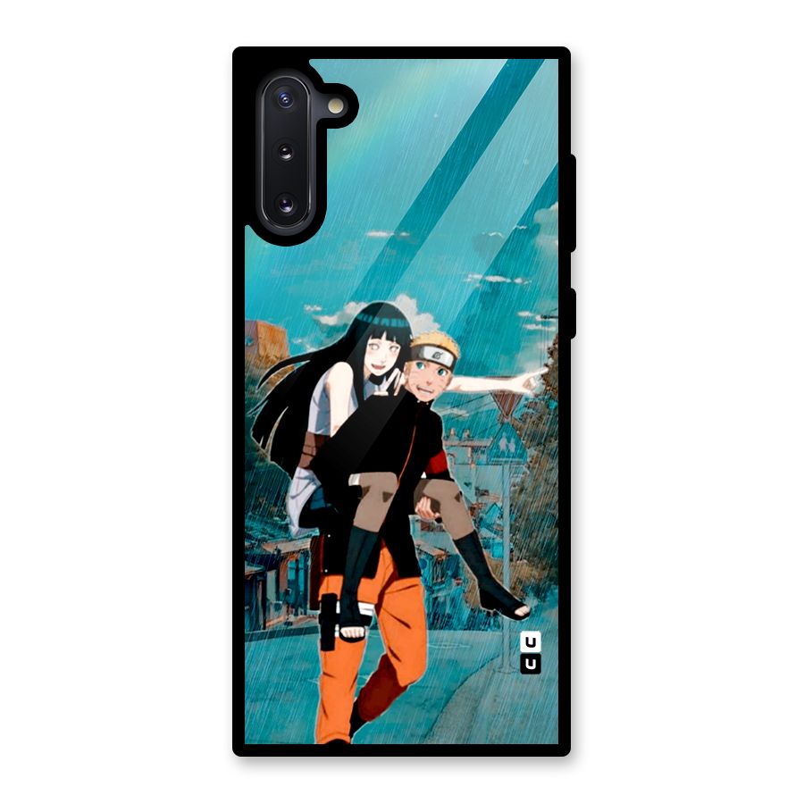 Hinata Hop Rain Glass Back Case for Galaxy Note 10