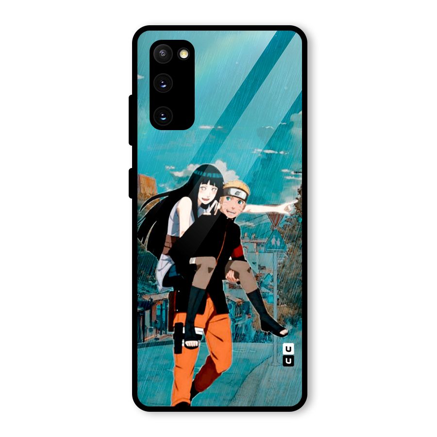 Hinata Hop Rain Glass Back Case for Galaxy S20 FE 5G