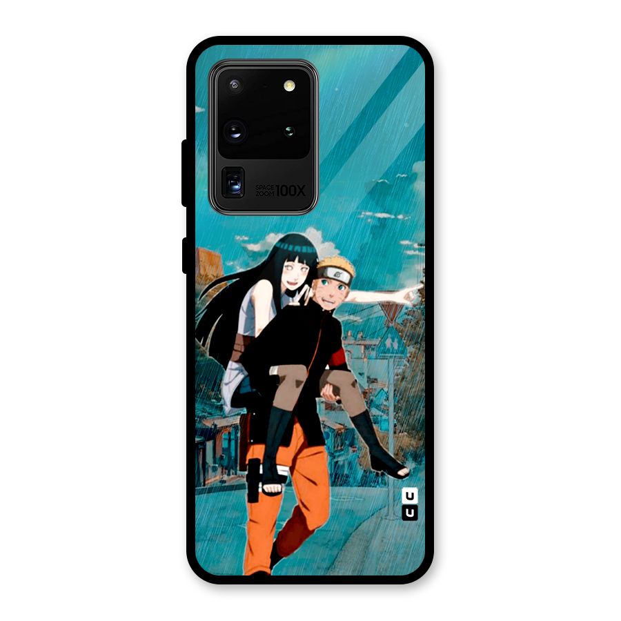 Hinata Hop Rain Glass Back Case for Galaxy S20 Ultra