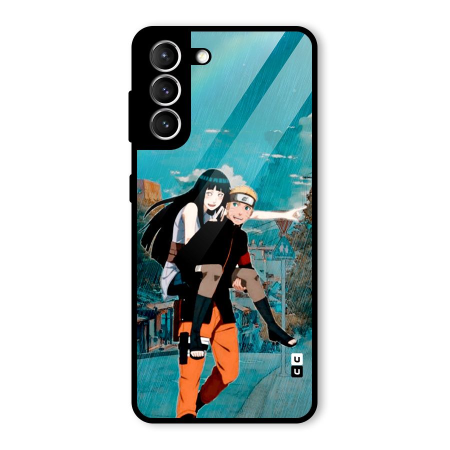 Hinata Hop Rain Glass Back Case for Galaxy S21 5G