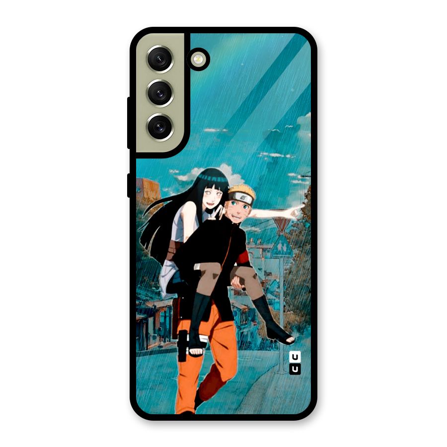 Hinata Hop Rain Glass Back Case for Galaxy S21 FE 5G