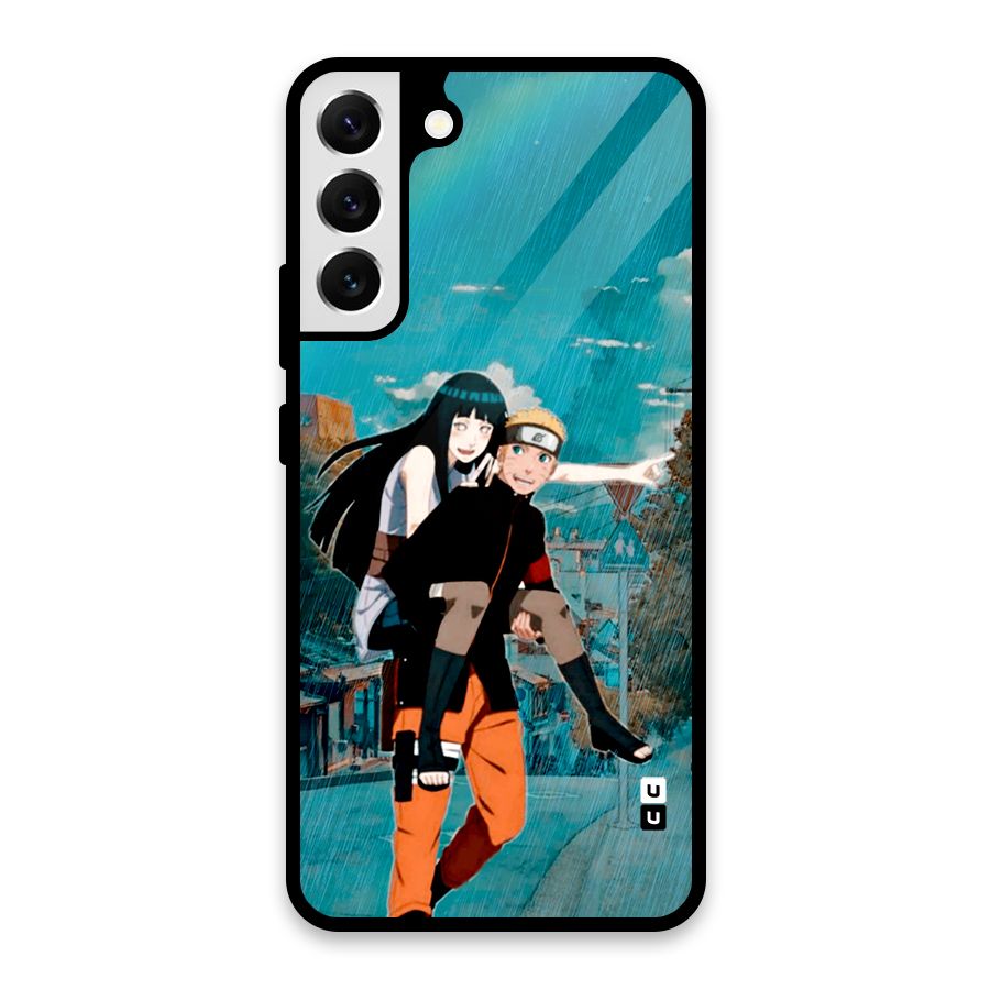 Hinata Hop Rain Glass Back Case for Galaxy S22 Plus 5G