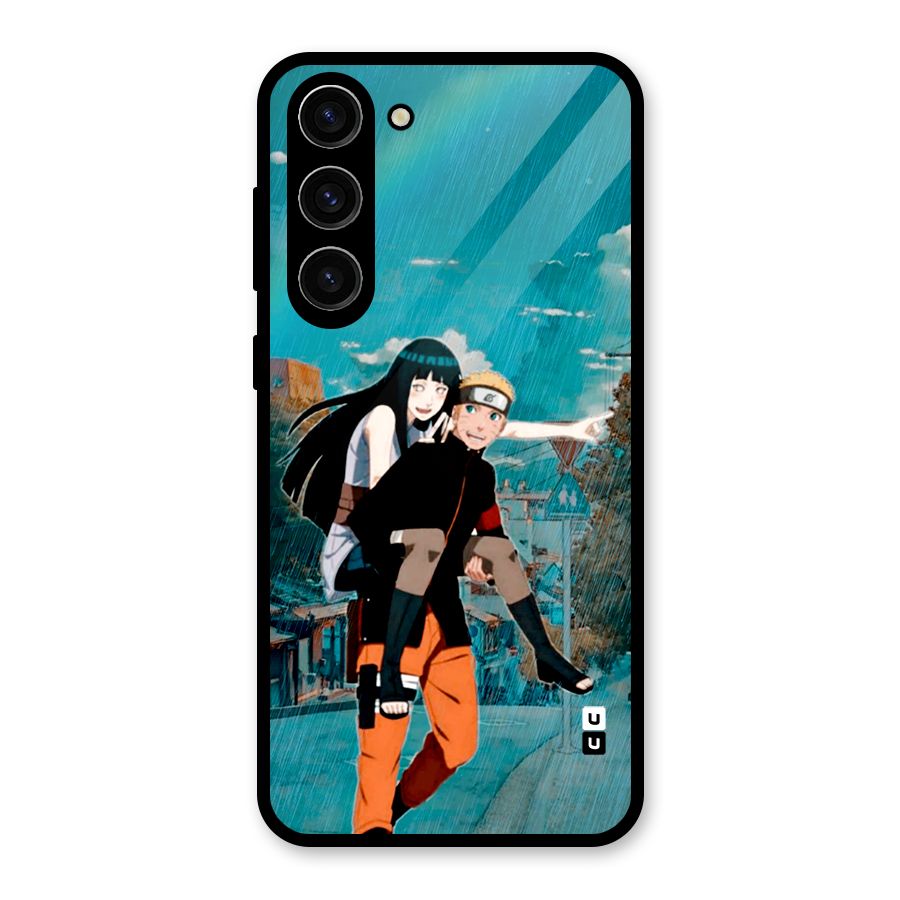 Hinata Hop Rain Glass Back Case for Galaxy S23 Plus