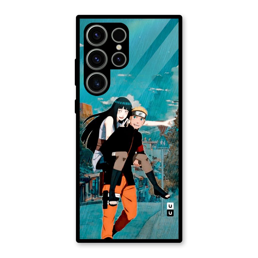 Hinata Hop Rain Glass Back Case for Galaxy S23 Ultra