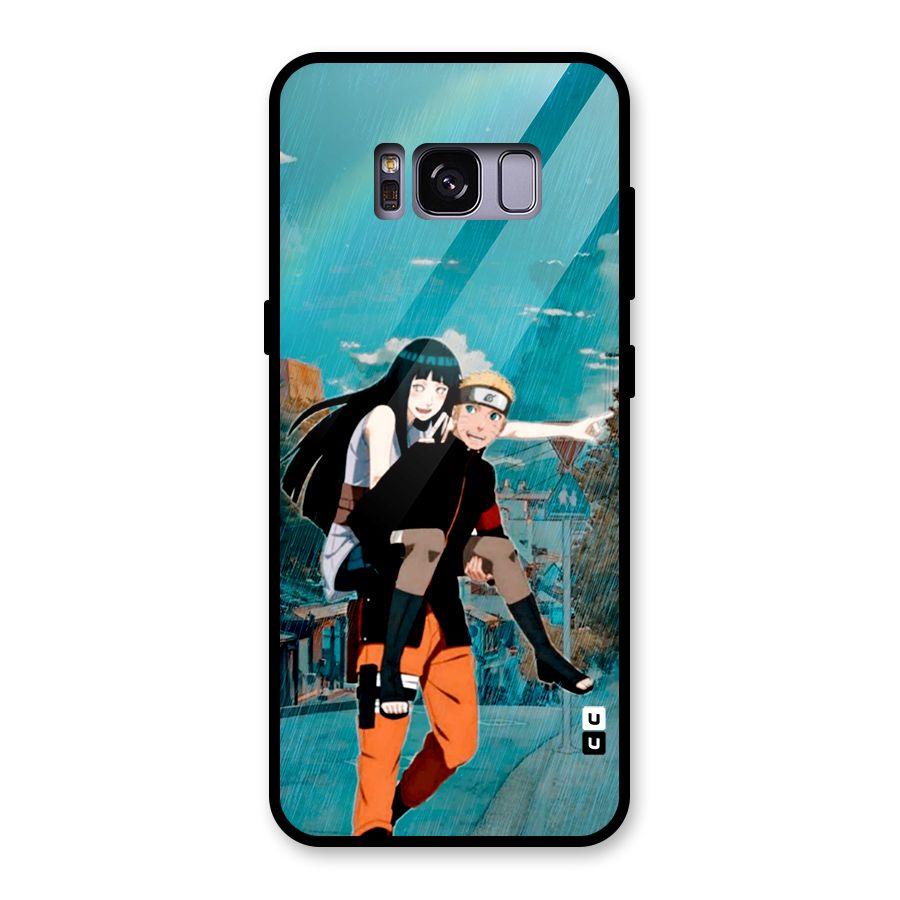 Hinata Hop Rain Glass Back Case for Galaxy S8