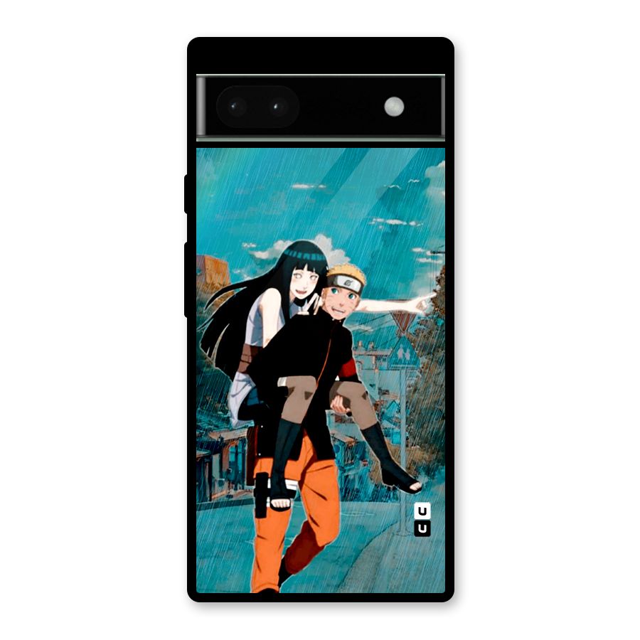 Hinata Hop Rain Glass Back Case for Google Pixel 6a